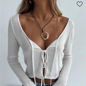 PRINCESS POLLY TIE TOP 🎀